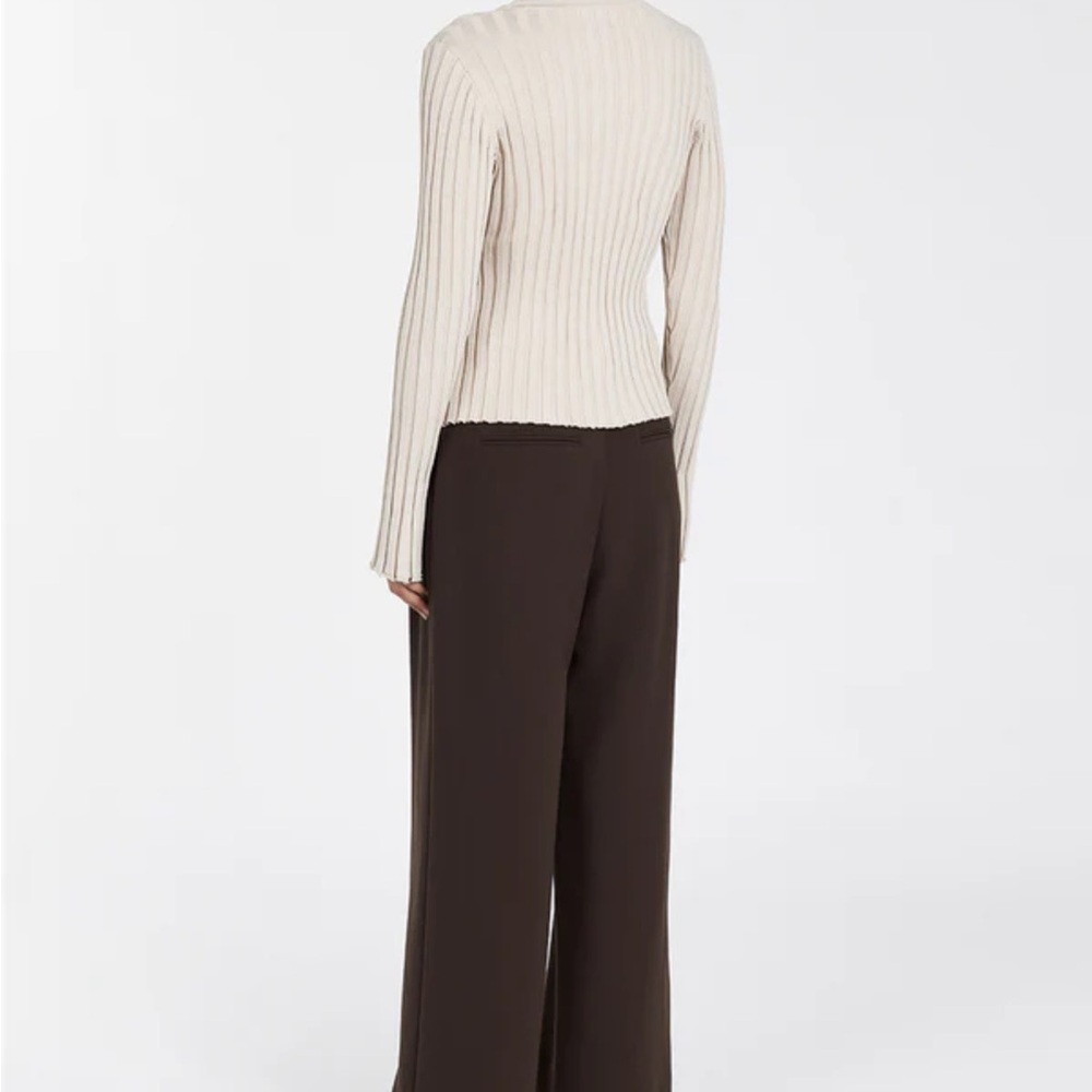 Dissh Ada Long Sleeve Knit Top in Stone - Picture 4 of 6